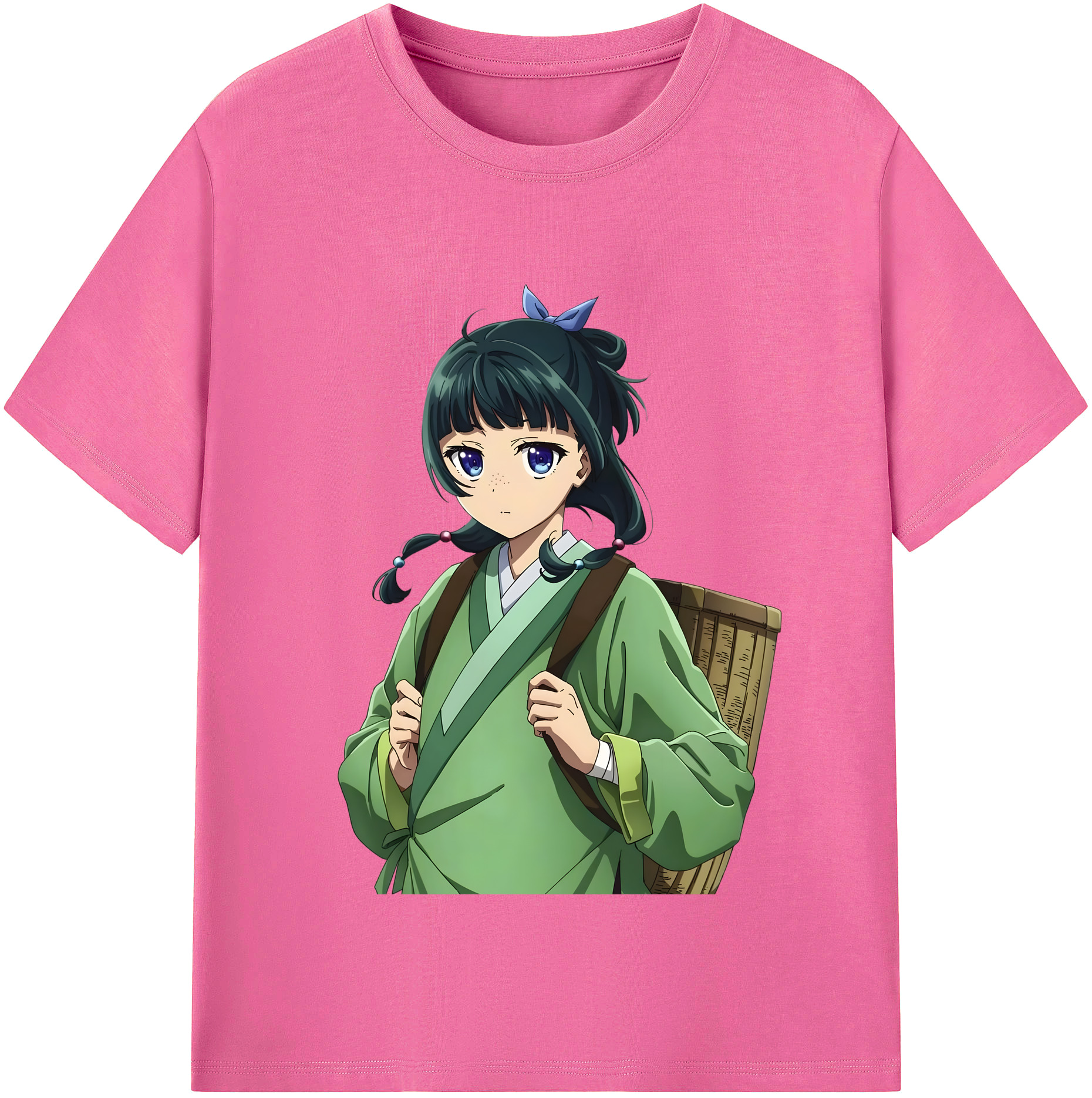 （画像用） 薬屋のひとりごと The Apothecary Diaries レディースカジュアルプリントTシャツ（綿100％）